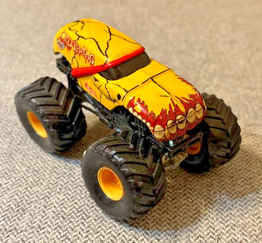 Hot Wheels Monster Jam Yellow/Tan "Wild Thang" 1:64 Diecast Monster Truck Loose